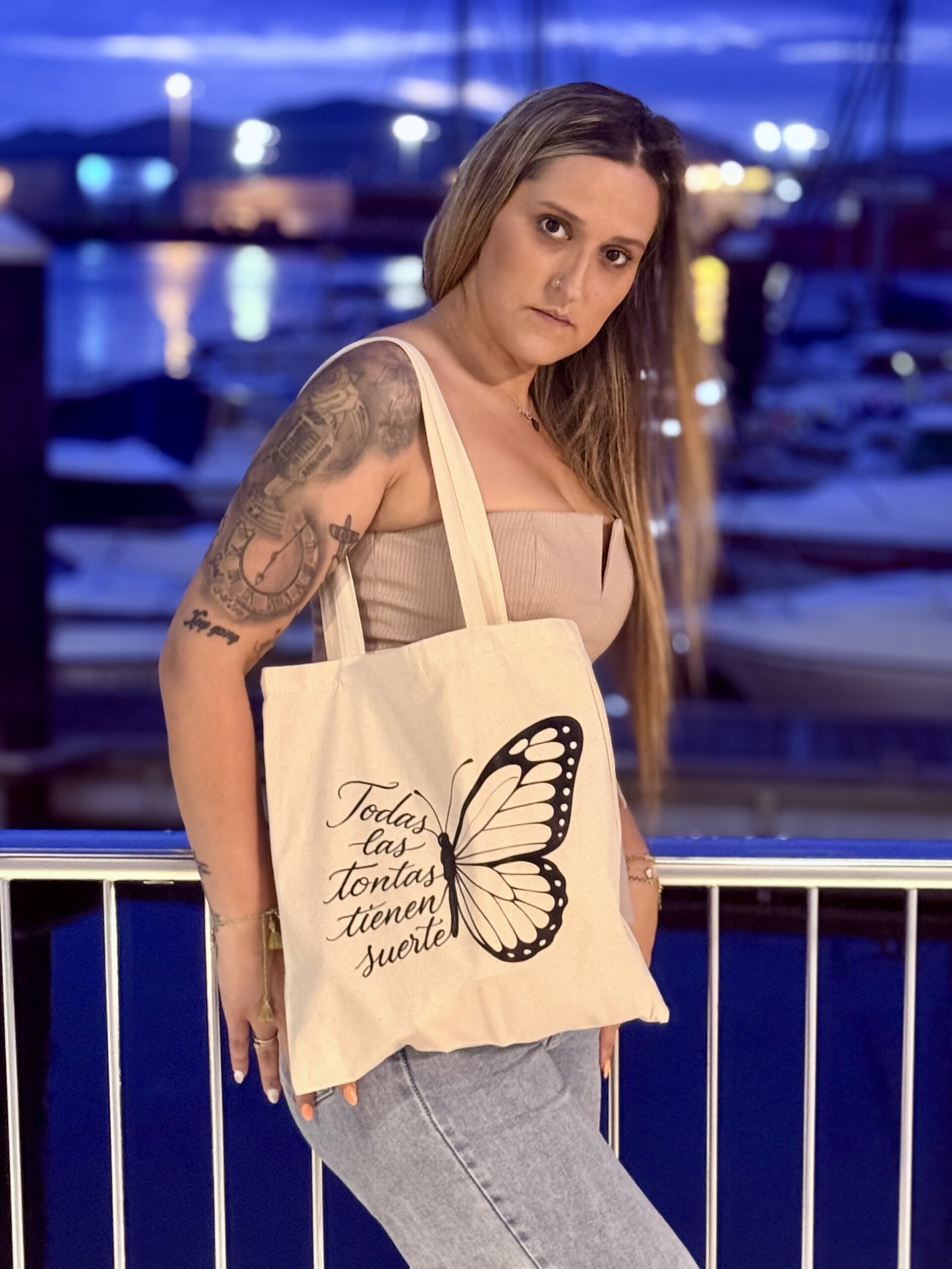 Tote Bag “Todas las tontas tienen suerte” 🦋 - 2
