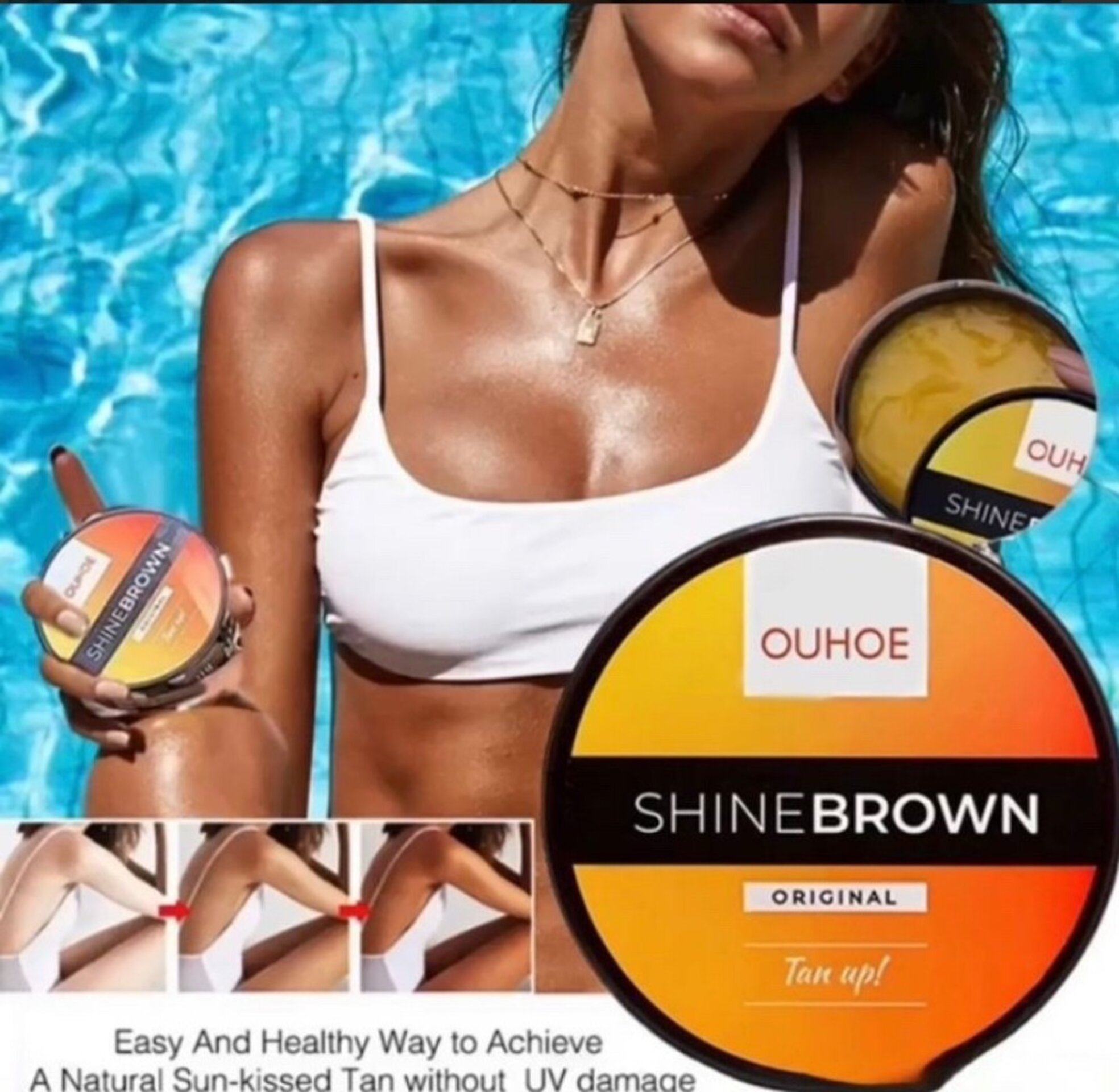 OUHOE Shine Brown Original – Acelerador del bronceado - 2